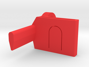 Switch Lock W/ RING in Red Processed Versatile Plastic