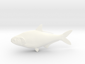 Gizzard Shad 150mm (5.9") in White Processed Versatile Plastic