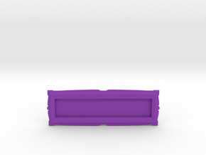 Fortune Frame (2.25" by .625") Standing - Single in Purple Processed Versatile Plastic
