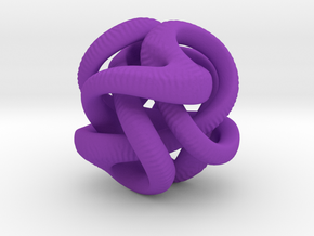 Yayene Sculpture  in Purple Processed Versatile Plastic: Small