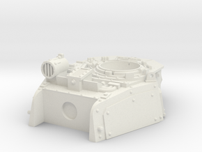 Command Tank turret in White Natural Versatile Plastic