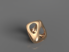 Pendant 01 in Polished Bronze