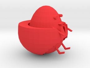 Yolk Hero in Red Processed Versatile Plastic