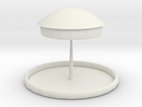 Multifunctional desk lamp in White Natural Versatile Plastic