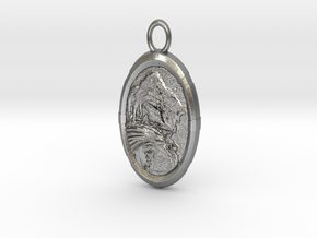 1stA pendant in Natural Silver