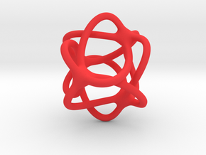 Tetratentacleron in Red Processed Versatile Plastic