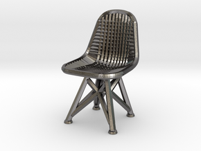 Wire Chair DKR-07-Big in Polished Nickel Steel