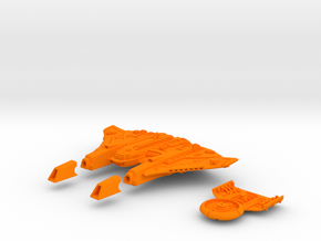 Sheppard MKI Battleship in Orange Processed Versatile Plastic