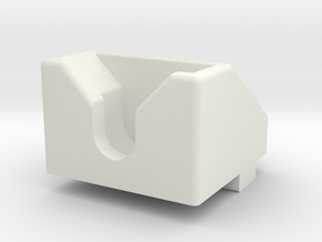 paneelvanger tbv 40mm alu profiel systeem, sleuf 8 in White Natural Versatile Plastic