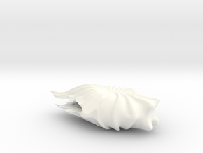 Vase H in White Processed Versatile Plastic