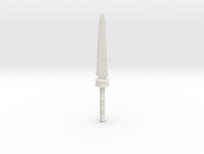 Chinese Sword for Transformers in White Natural Versatile Plastic
