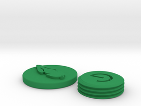 rabbit_Gurmee Screw cookie/play dough stamp in Green Processed Versatile Plastic