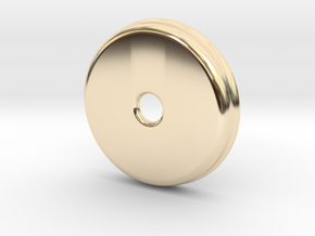 Freestyle Libre Cover, Guardian For Libre Sensor / in 14K Yellow Gold