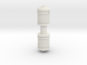 Garbage Can (x2) 1/35 in White Natural Versatile Plastic