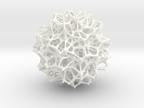 Vorodo in White Processed Versatile Plastic: Medium