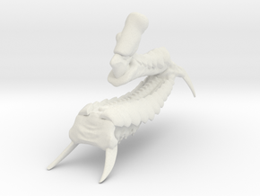 Right Monstruous Hive Arm in White Natural Versatile Plastic