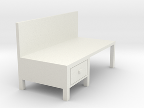 Workbench Table 1/35 in White Natural Versatile Plastic