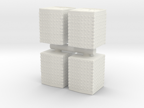 HESCO Sandbag Barrier (x4) 1/100 in White Natural Versatile Plastic