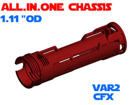 ALL.IN.ONE - 1.11"OD - CFX chassis Var2 in White Natural Versatile Plastic