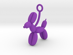 Balloon Animal in Purple Processed Versatile Plastic