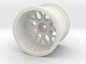 Steering wheel for Pit Shimitzu Tire - Sanwa M17-M in White Natural Versatile Plastic