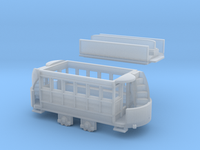 N Gauge Freelance Horse Tram (Motorised) in Tan Fine Detail Plastic