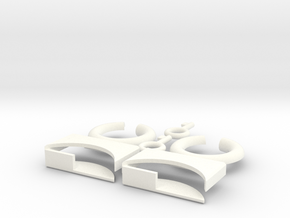lock-puzzle in White Processed Versatile Plastic