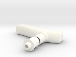 Fritz handle 26mmOD 22mmID  in White Processed Versatile Plastic
