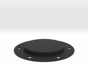 Momo horn delete plate in Black Natural Versatile Plastic
