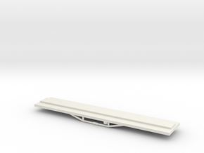 GCR Bogie Fish Van chassis in White Natural Versatile Plastic