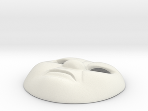 HO Thomas Face #6 - Angry in White Natural Versatile Plastic