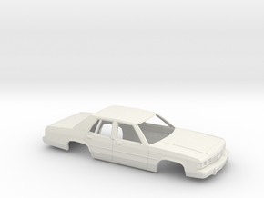 1/25 1989 Ford Crown Victoria Shell in White Natural Versatile Plastic