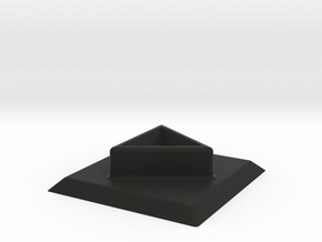 Cube Holder in Black Natural Versatile Plastic