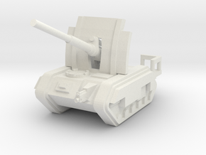 Artillery Tank for Epic 40K in White Natural Versatile Plastic