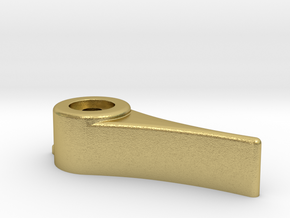 Skill Roll Handle in Natural Brass