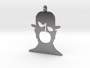 Magritte pendant in Polished Nickel Steel