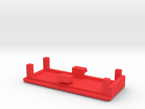 ArduinoMicroGehaeuseDeckel in Red Processed Versatile Plastic