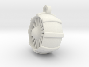 JetEngine Pendant in White Natural Versatile Plastic: Small