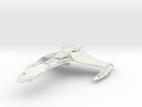 Klingon D5 Raptor 8.5" 1/1000 scale in White Natural Versatile Plastic