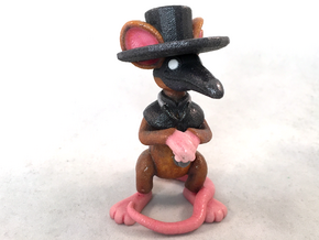 Plague Doctor Rat in Glossy Full Color Sandstone
