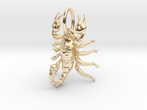 Scorpion pendant in 14K Yellow Gold