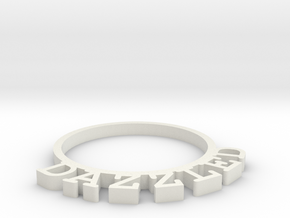 D&D Condition Ring, Dazzled in White Natural Versatile Plastic