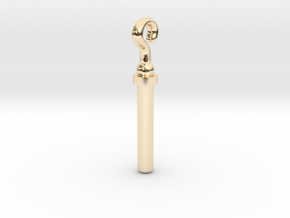 Riddler Cane for minifigs in 14k Gold Plated Brass