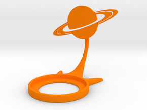 Space Saturn in Orange Processed Versatile Plastic