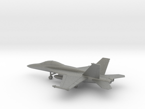 Boeing F/A-18F Super Hornet in Gray PA12: 1:200