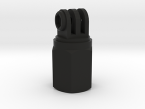gopro poleholder with nut V3 in Black Natural Versatile Plastic