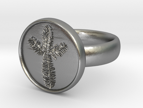 peacering in Natural Silver