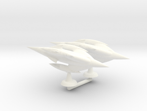 Gabriel Class Starship - 1:20000 in White Processed Versatile Plastic