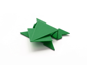 Frog clip, it jumps watch the video! in Green Processed Versatile Plastic