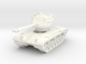 M47 Patton late 1/72 in White Processed Versatile Plastic